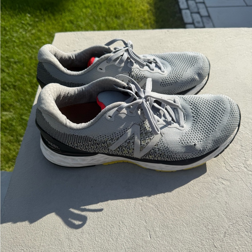 New Balance Gray Athletic Sneakers - Picture 2 of 8